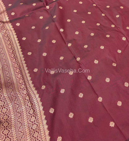 Semi Soft Silk - Wine Shade -VVSSS019