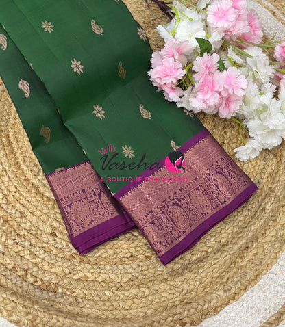Half Mix - Pure Soft Silk Saree - VVPSS031
