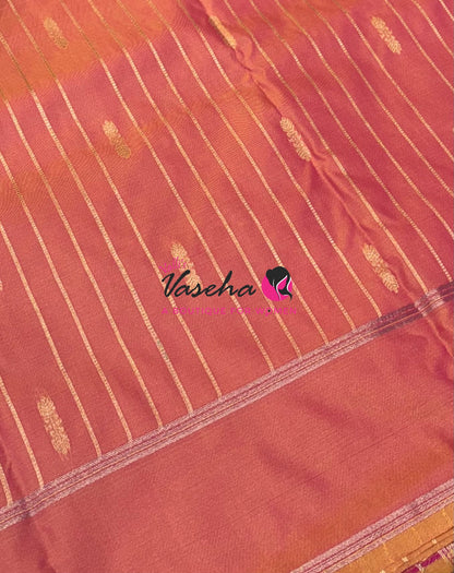 Semi Soft Silk  - Orange Shade - VVSSS041