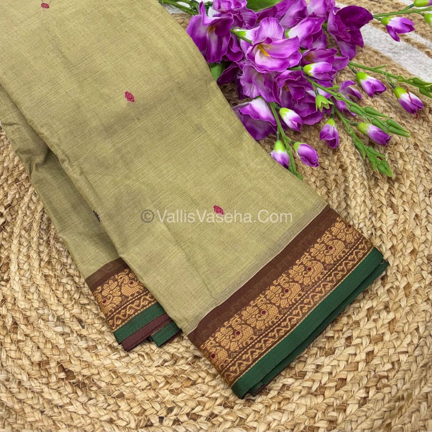 Kanchi Cotton Saree - VVKCS017