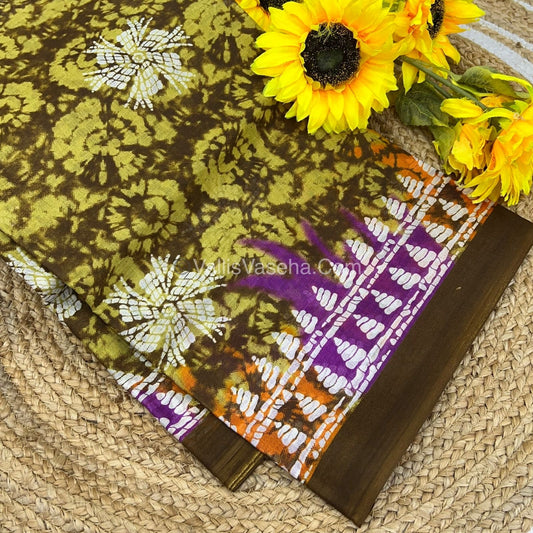 Pure Cotton Voile Saree | VVPVS001