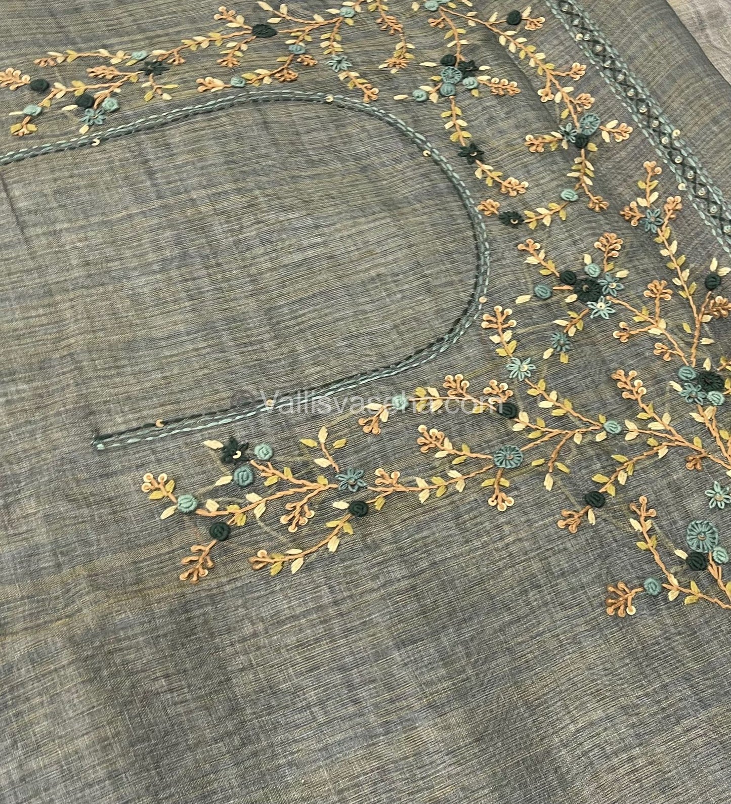 French Knot - Tissue Saree -  VVLFN001