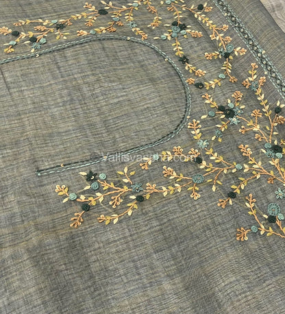 French Knot - Tissue Saree -  VVLFN001