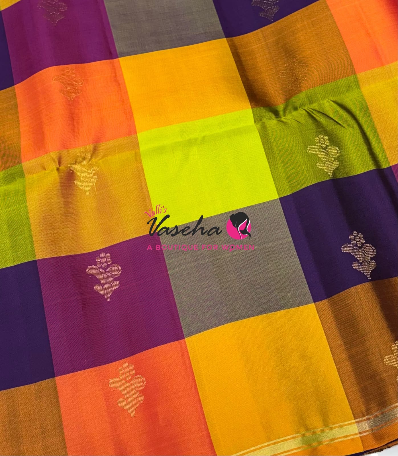 Pure Soft Silk Saree - Partly Pallu -  Half & Half Saree - VVPSS088