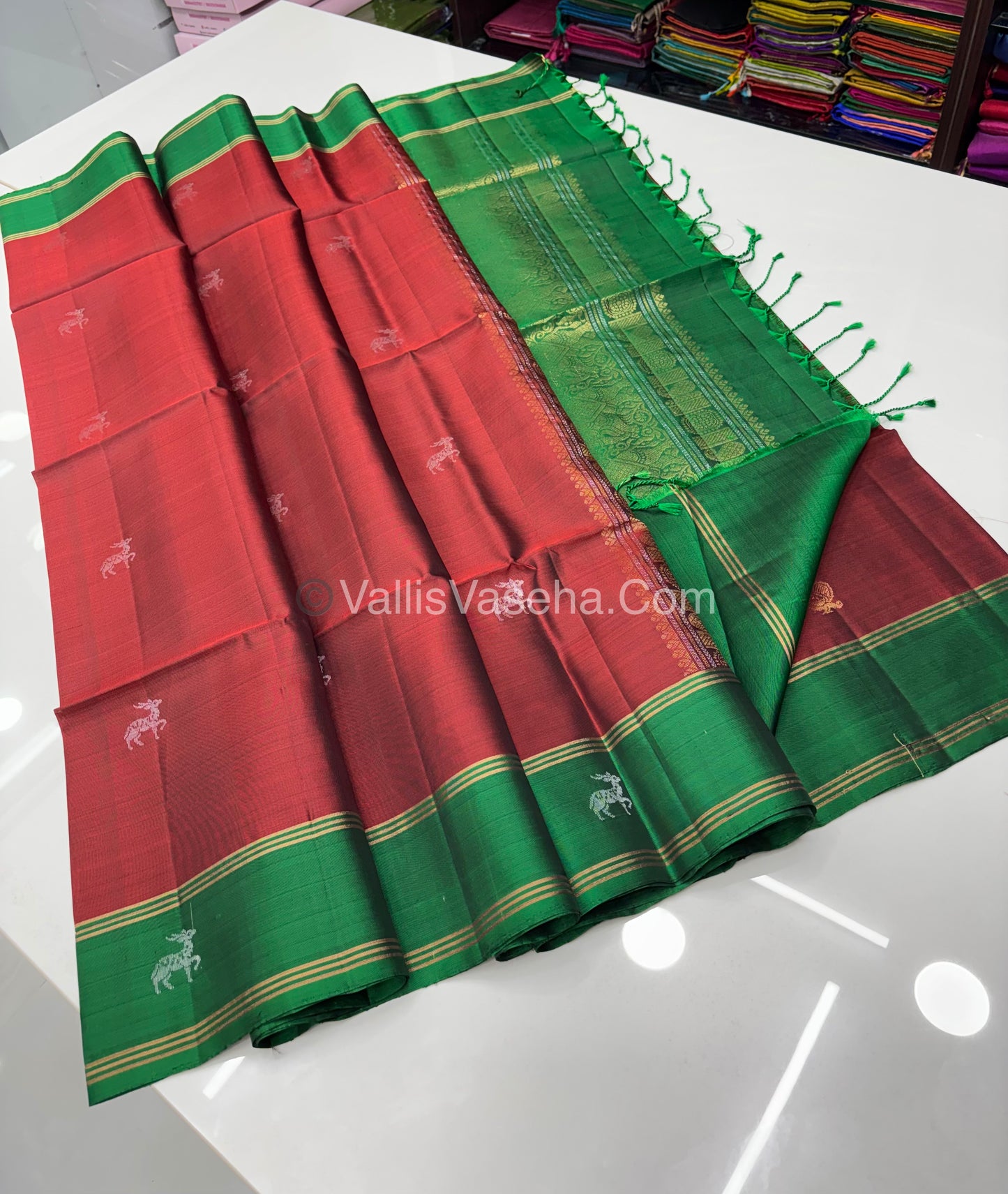Half Mix - Pure Soft Silk Saree - VVPSS053