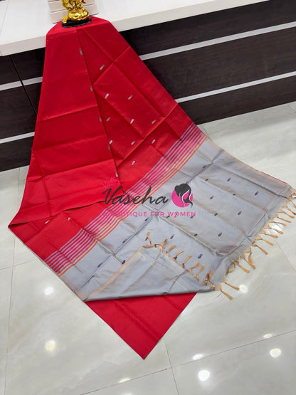 Vazhai Pattu Saree / Banana Pith - With Blouse - VVVPS002