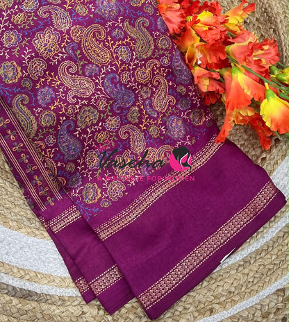 Casual Wear - Fancy Mixed Cotton - Purplish Pink - VVFMC007