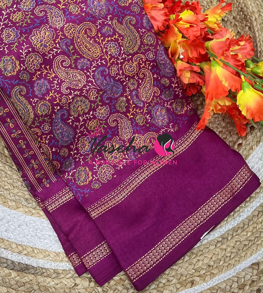 Casual Wear - Fancy Mixed Cotton - Purplish Pink - VVFMC007