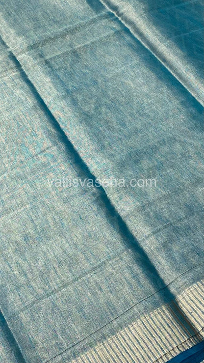 Semi Tussar Silk - Ramar Blue Shade - VVSTS001