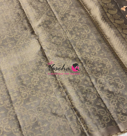 Half Mix - Pure Soft Silk Saree - VVPSS083