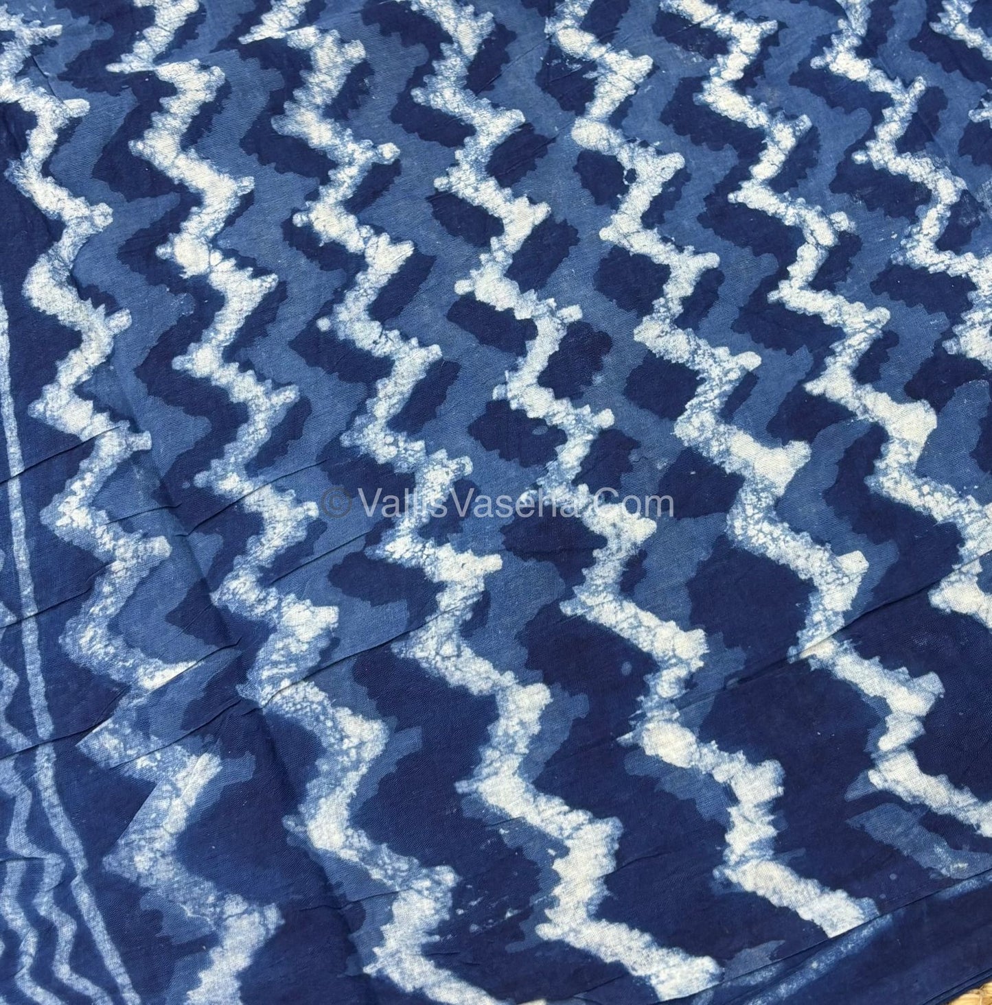 Pure Soft Mul Mul Cotton Sarees - Hand Block Prints - VVMMC006