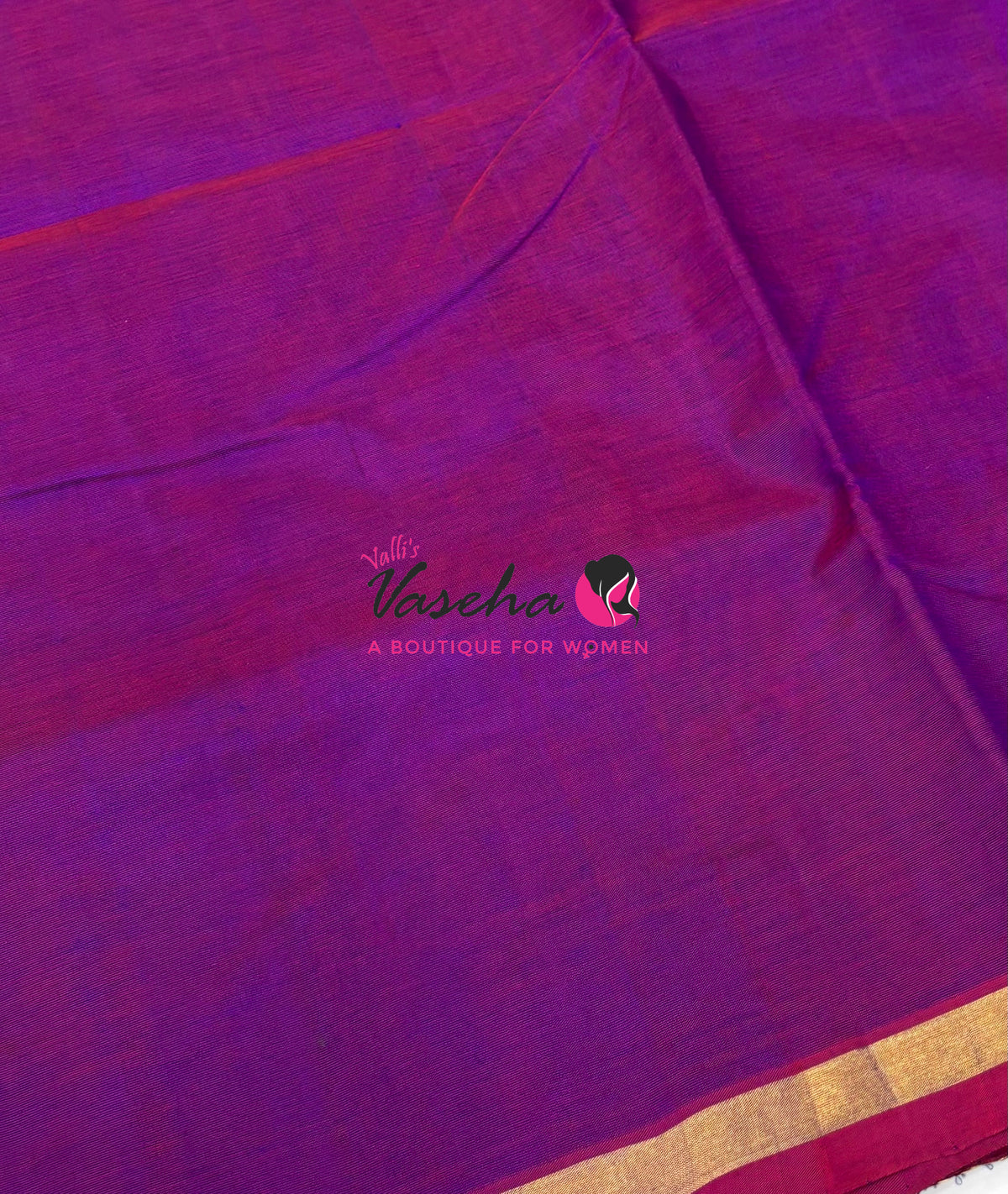 Pure Silk Cotton Sarees - Purplish Pink Shade - VVPSC015
