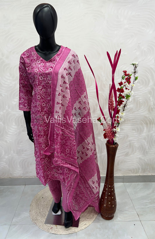 Ready Made - Salwar, Kameez & Duppatta(3pc) - Printed - VVRBS002