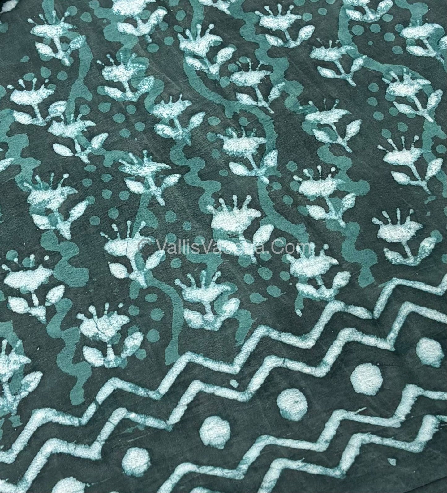 Pure Soft Mul Mul Cotton Sarees - Hand Block Prints - VVMMC006