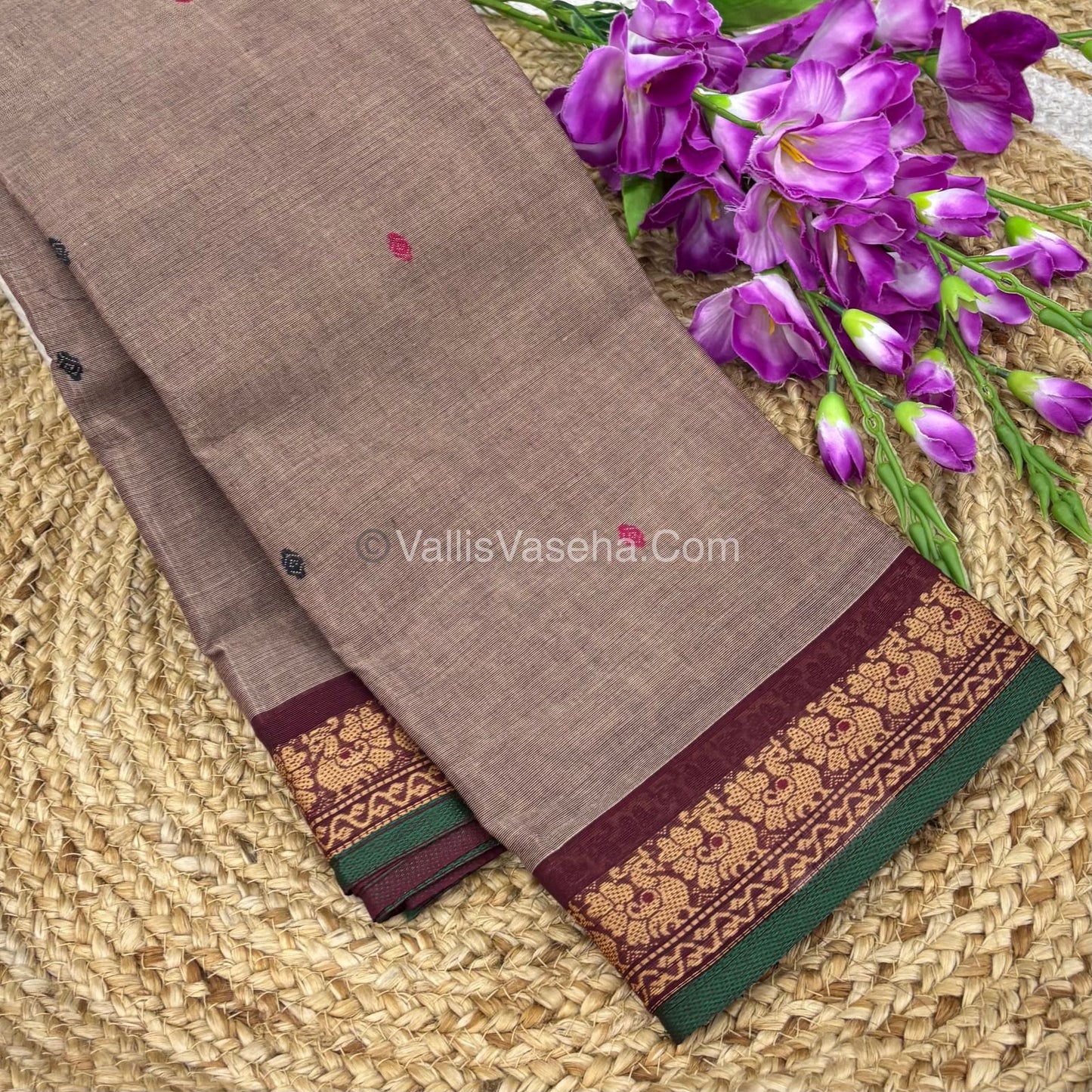 Kanchi Cotton Saree - VVKCS017