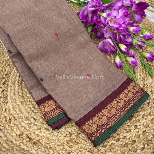 Kanchi Cotton Saree - VVKCS017