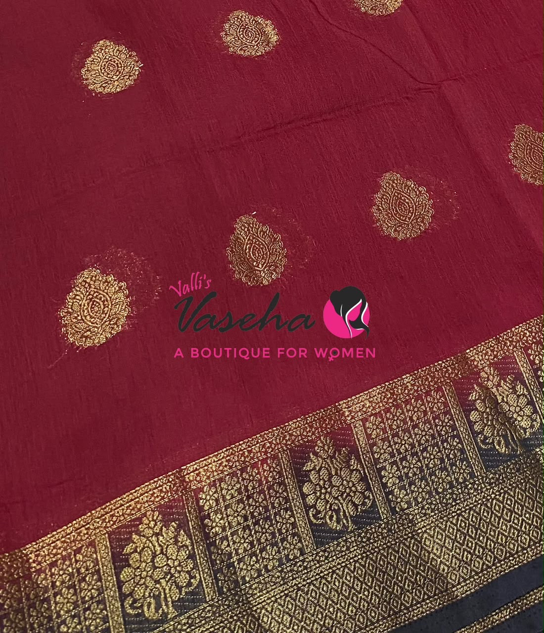 Semi Jute Silk Saree - Blue With Green Shade- VVSJS002