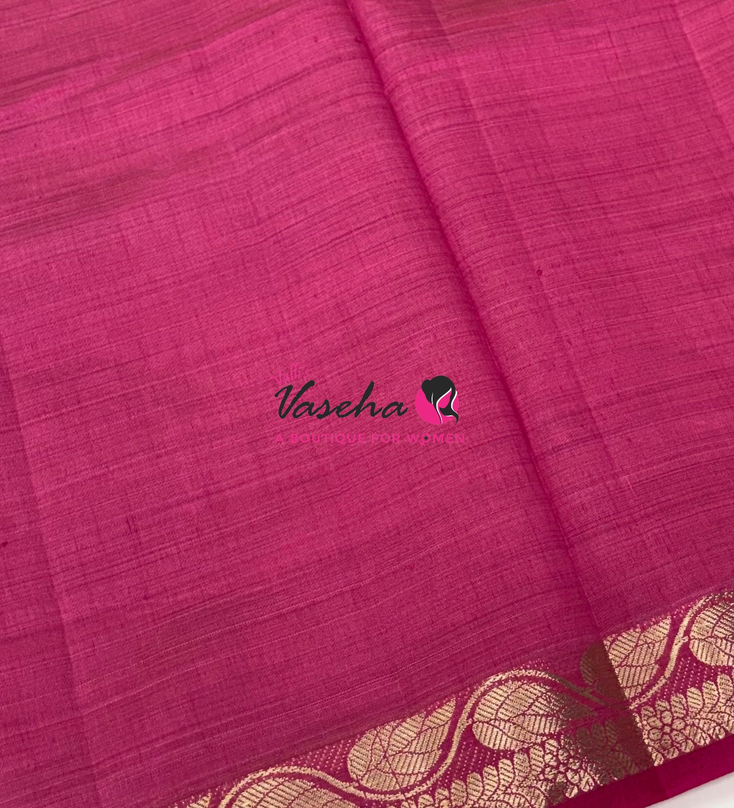 Semi Tussar Silk - Pink Shade - VVSTS003