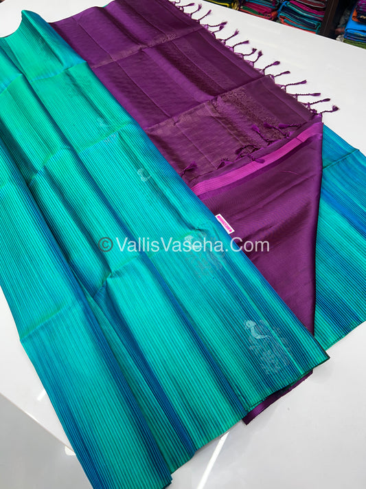Pure Soft Silk Saree | Borderless |  VVPSS038