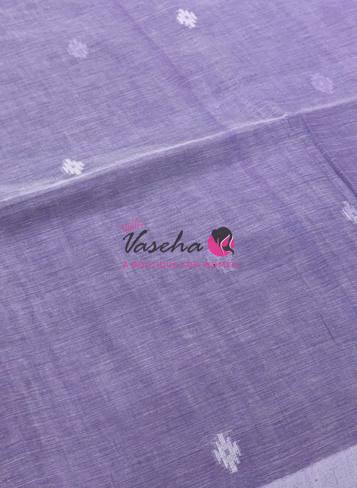 Bengal Kaddhi Cotton Saree | VVBKC002 | Lavender Shade