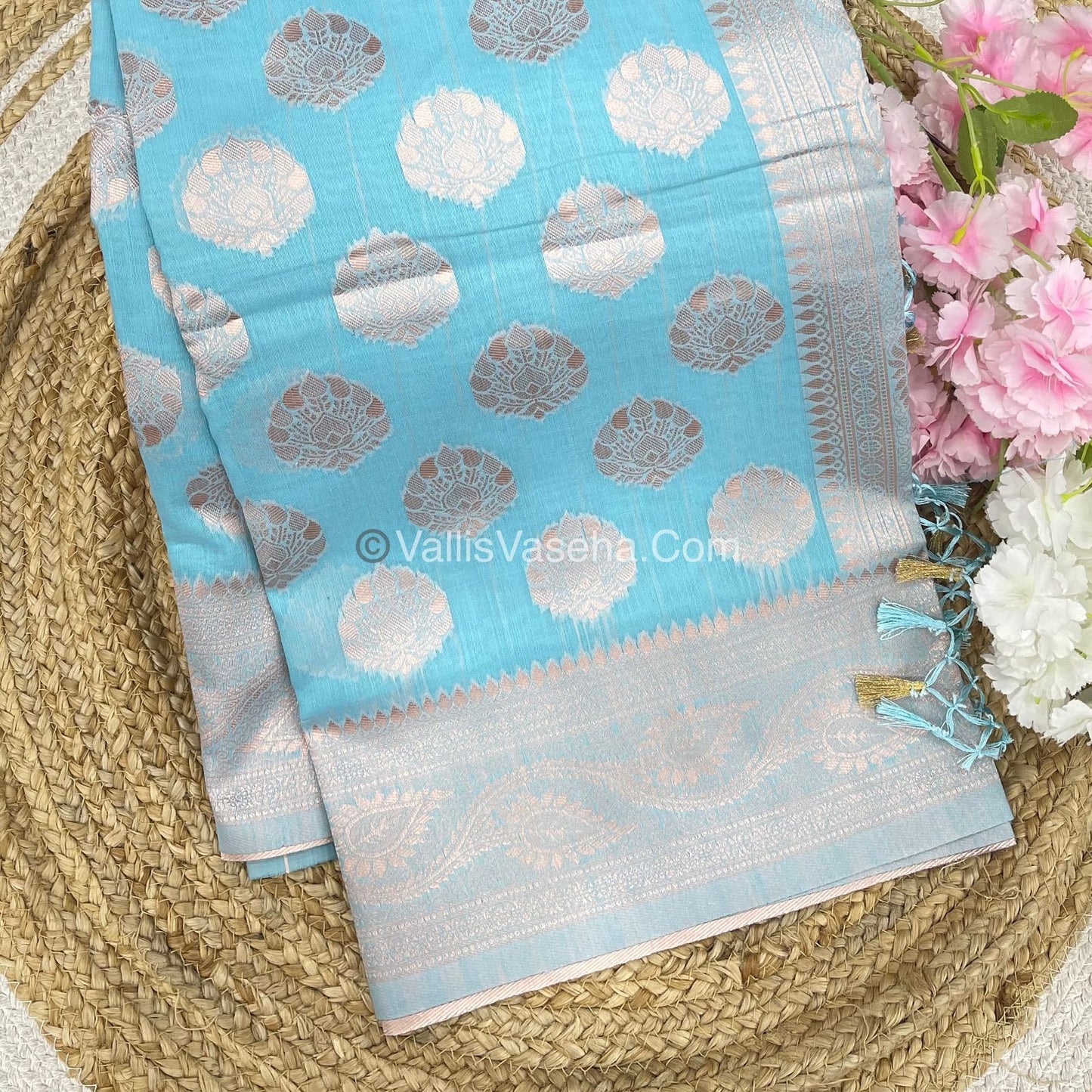 Fancy Saree - Mixed Variety -Blue Shade - VVFBS005