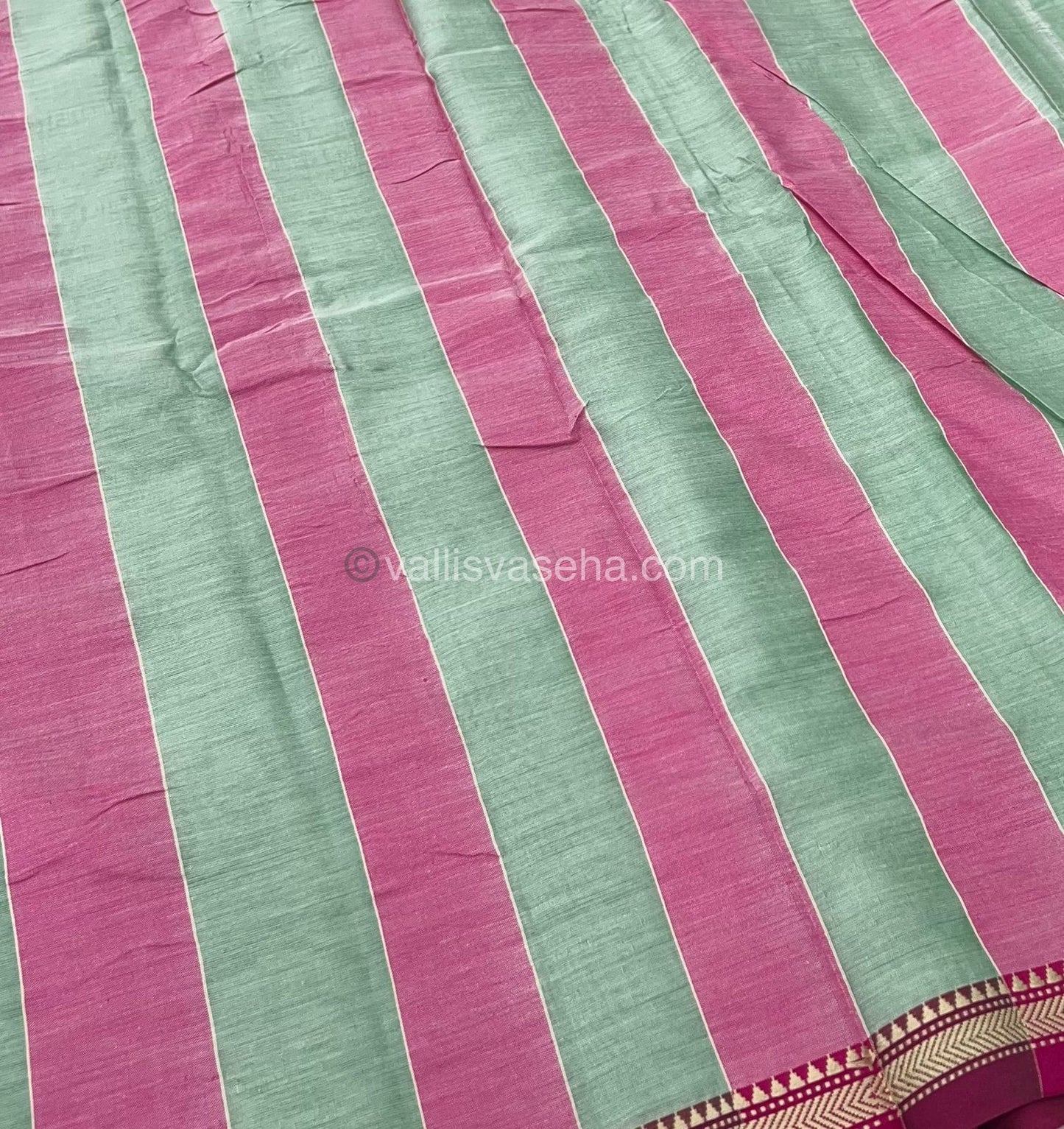 Narayanapet Mercerised Cotton Saree - VVNMC001