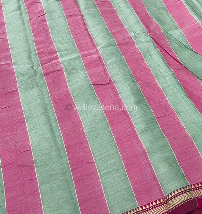 Narayanapet Mercerised Cotton Saree - VVNMC001