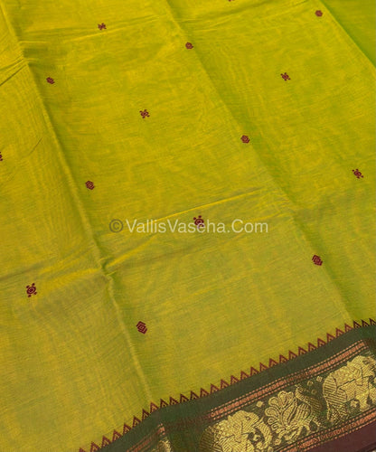 Kanchi Cotton Saree - VVKCS017