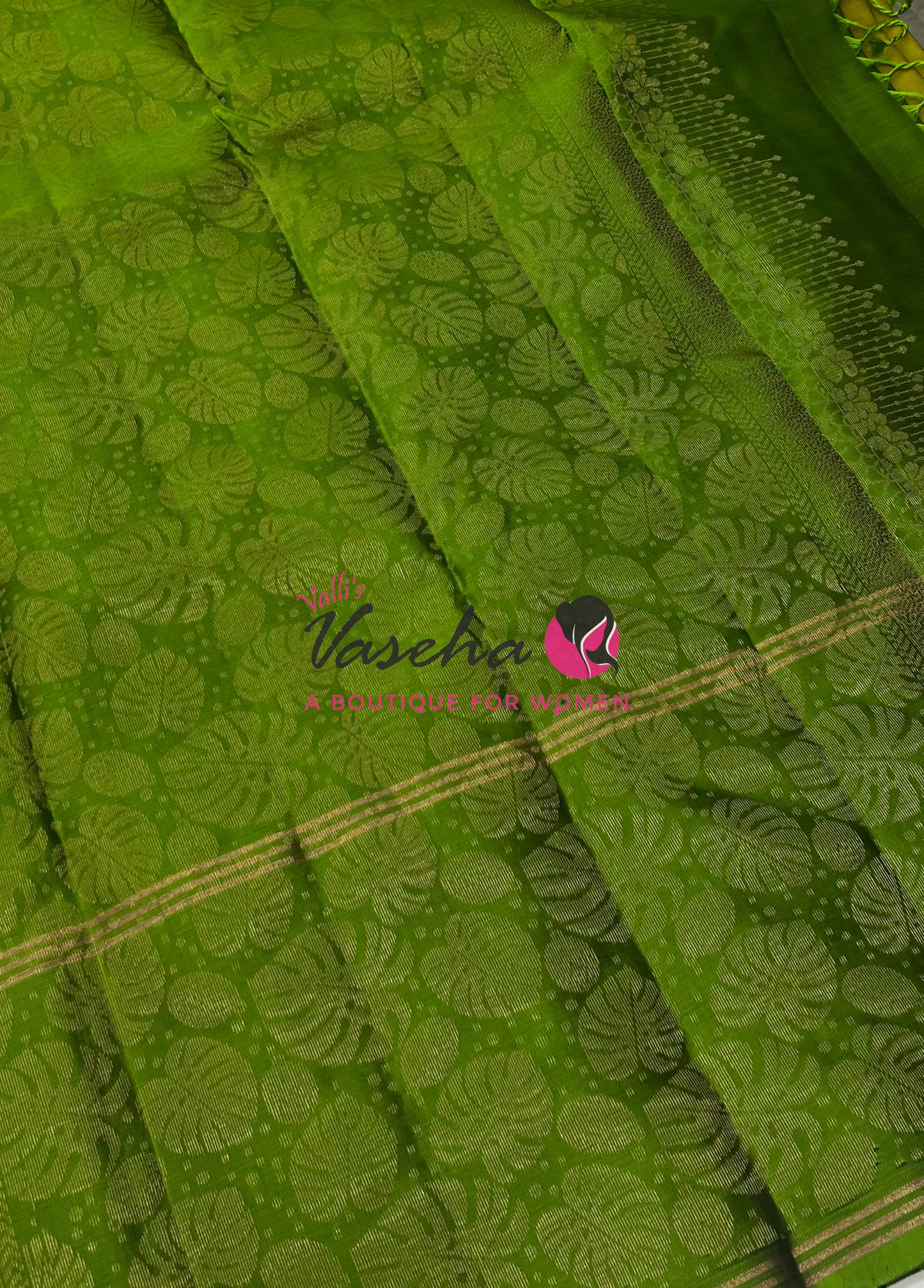 Half Mix - Pure Soft Silk Saree - Long Retta Petta Border with Butta - VVPSS084