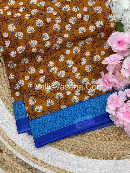 Pure Cotton Voile Saree | VVPVC001