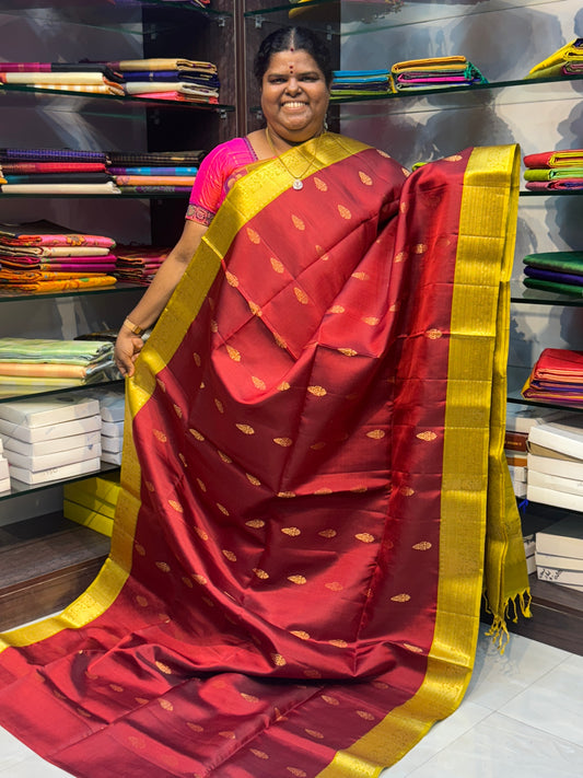 Pure Soft Silk Saree - Kanchi Border - VVPSS015