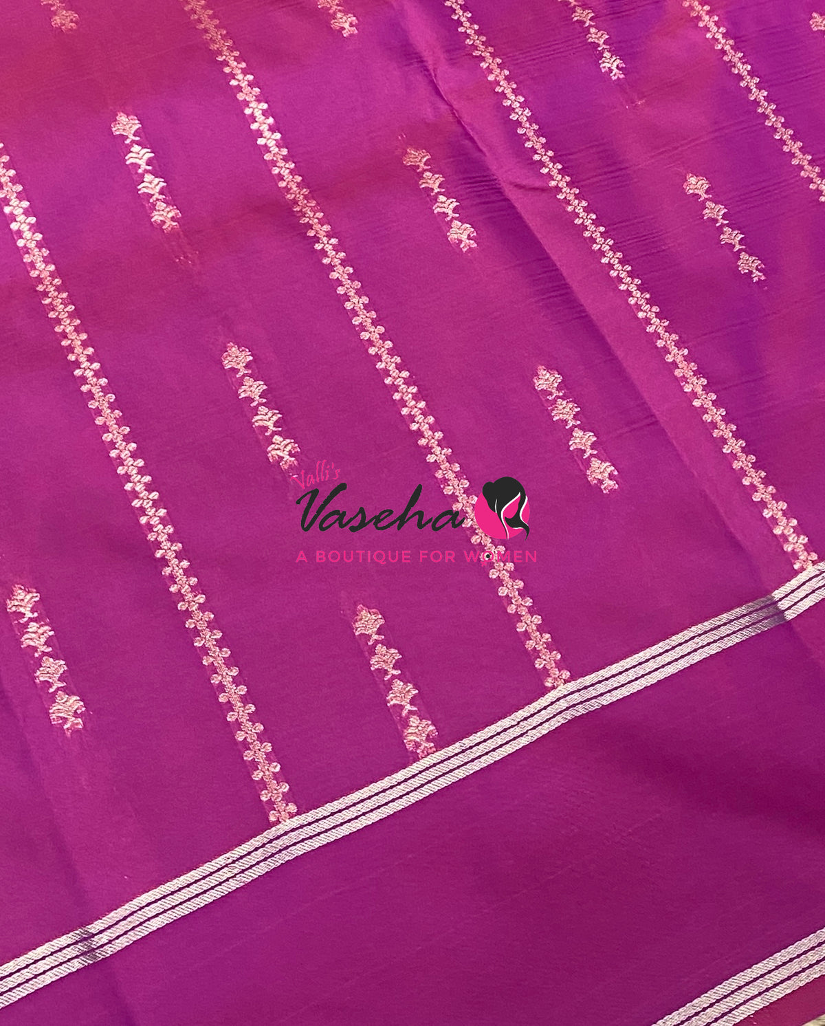 Semi Soft Silk  - Purple Shade - VVSSS040