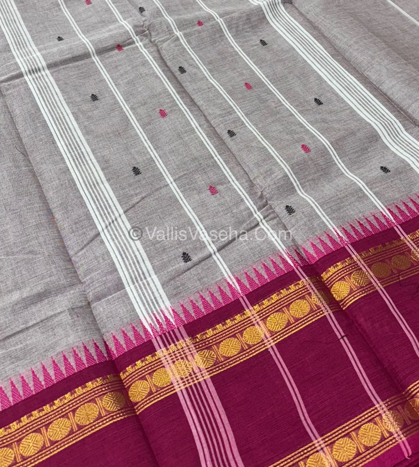 Kanchi Cotton Saree - VVKCS012
