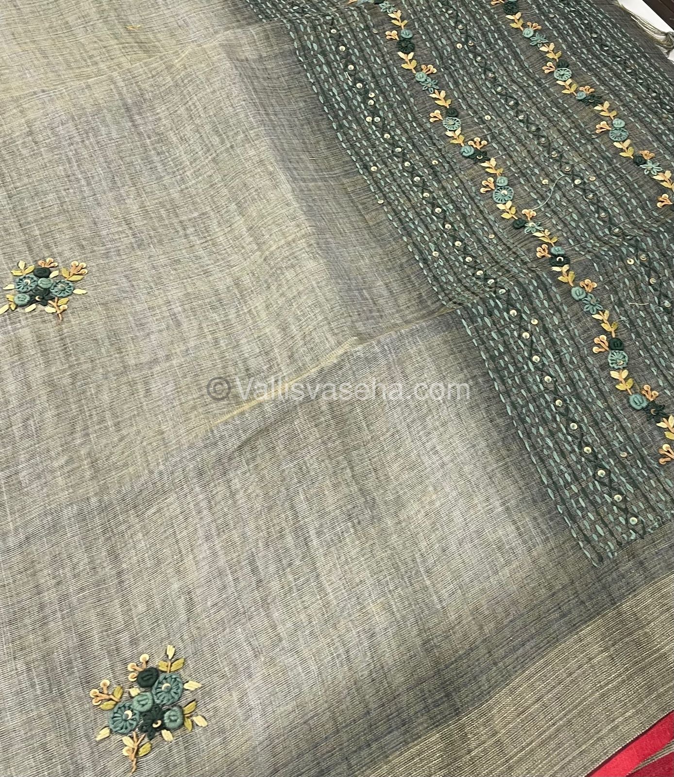French Knot - Tissue Saree -  VVLFN001