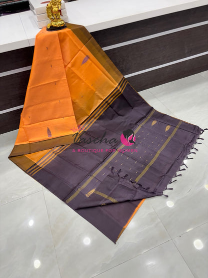 Vazhai Pattu Saree / Banana Pith - With Blouse - VVVPS002