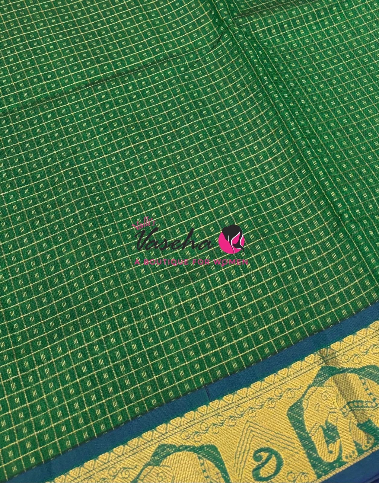 Semi Silk Cotton Saree Lakshadeepam Shade |VVSSC009