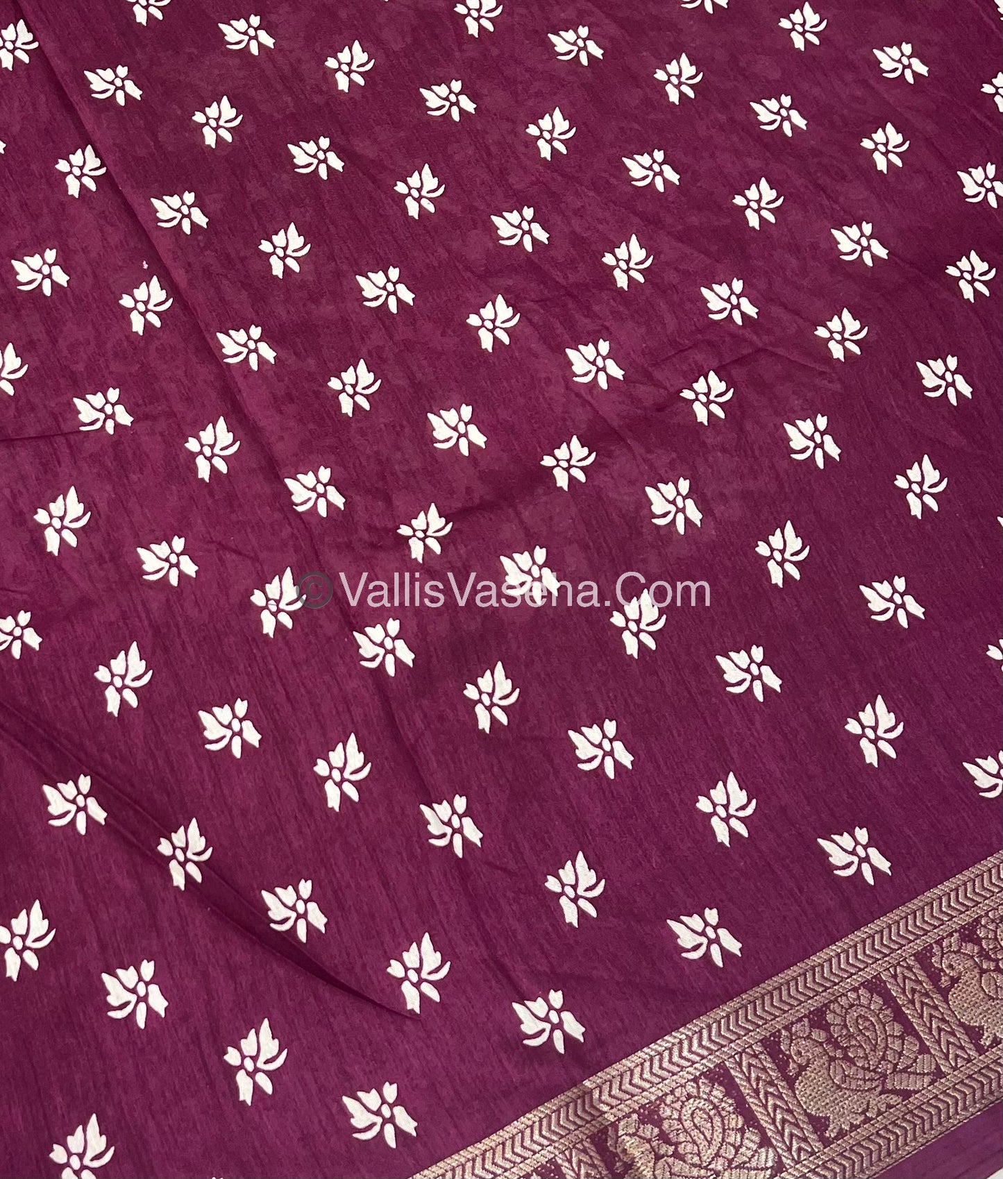 Casual Wear - Fancy Mixed Silk - Wine Shade - VVFMS002
