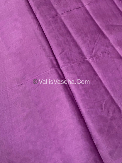 Butter Silk - Peacock Blue & Purple Combo - VVBS002