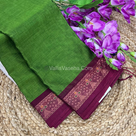 Dhaka Cotton Saree - VVDCS001