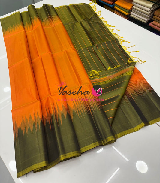 Pure Soft Silk Saree /Jute Duppion Silk - VVPJS001