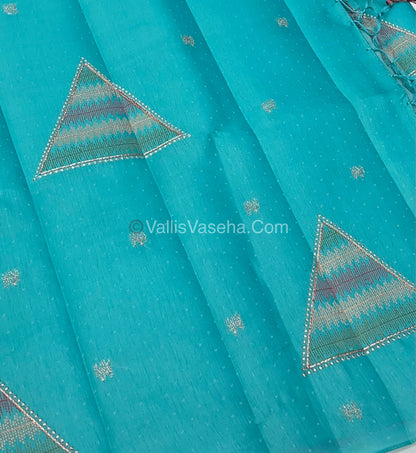 Butter Silk - Triangle Butta - Blue & Pink Combo - VVBS001