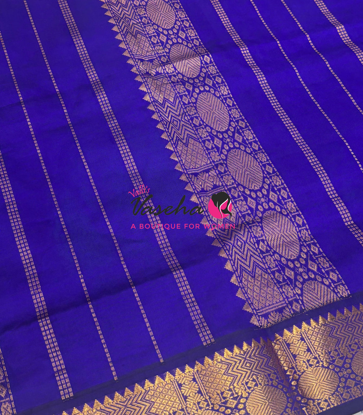 Semi Silk Cotton Saree |  Pazhum Pazhamum Checks Design |VVSSC018