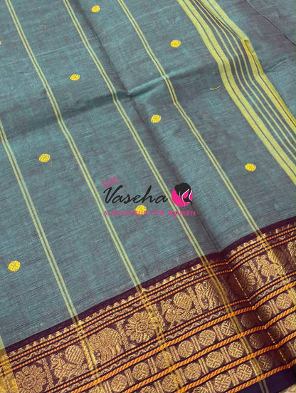 Chettinadu Cotton Saree - VVCCS003