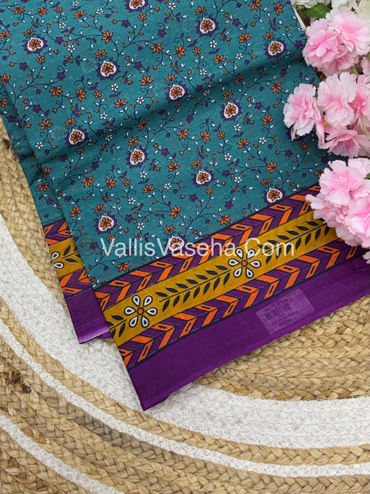 Pure Cotton Voile Saree | VVPVC001