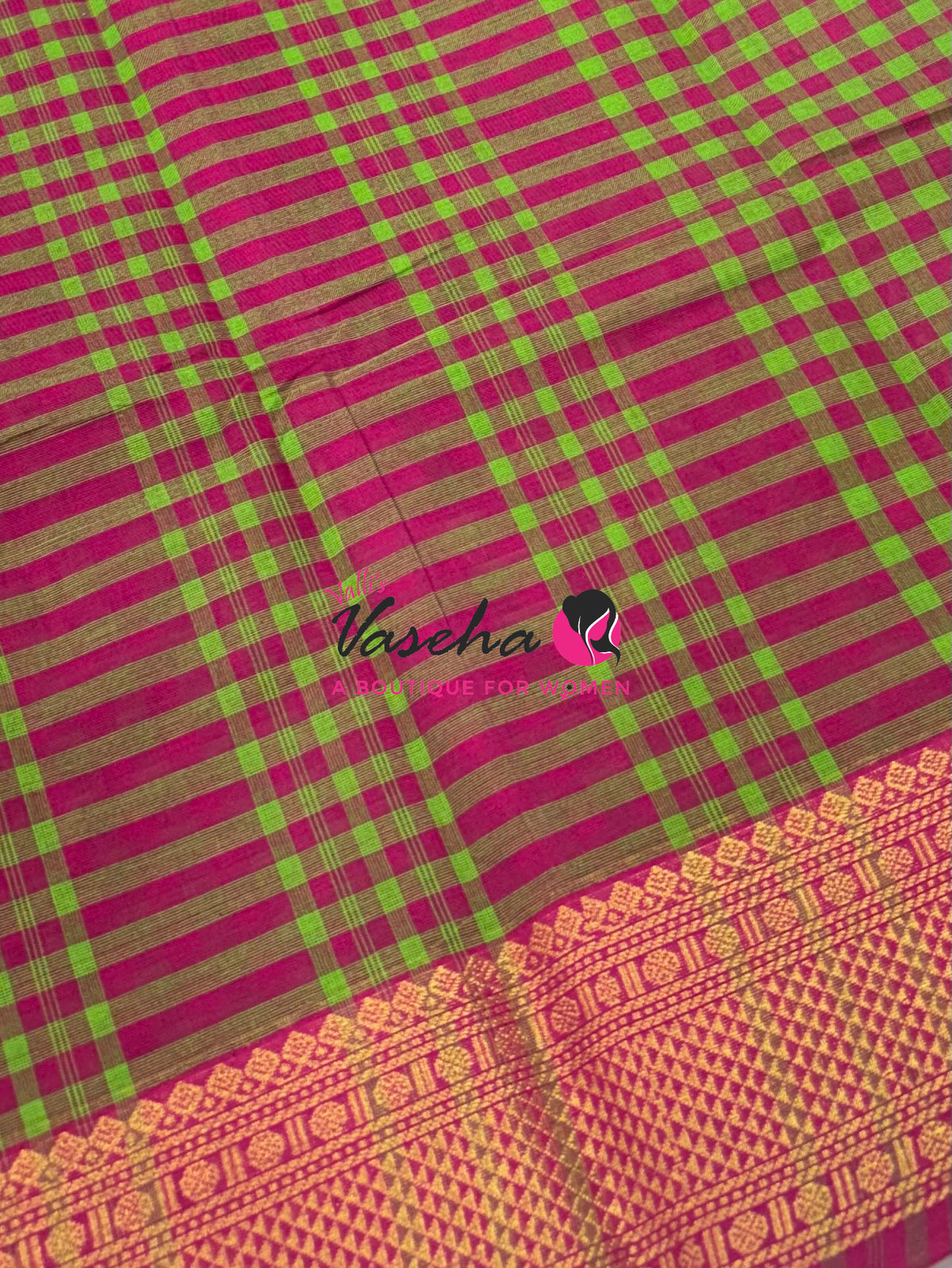 Chettinadu Cotton Saree - VVCCS004