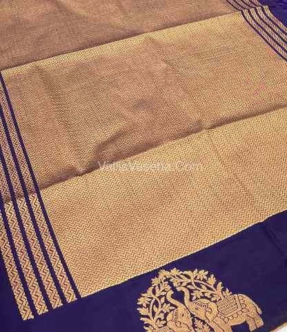 Mulberry Semi Silk - Purple Shade - VVMSS003