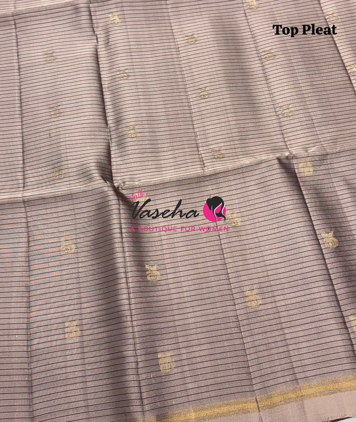 Pure Soft Silk Saree - Partly Pallu -  Half & Half Saree - VVPSS142