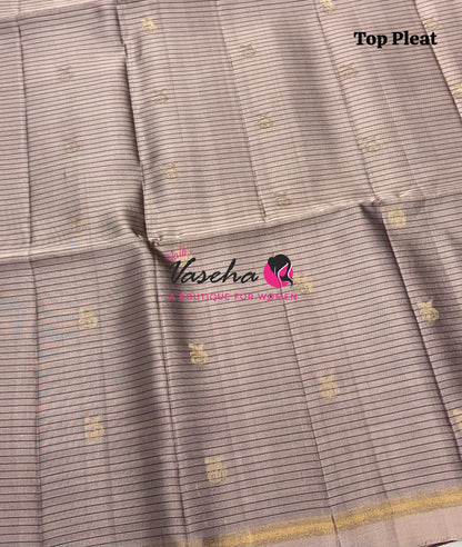 Pure Soft Silk Saree - Partly Pallu -  Half & Half Saree - VVPSS142