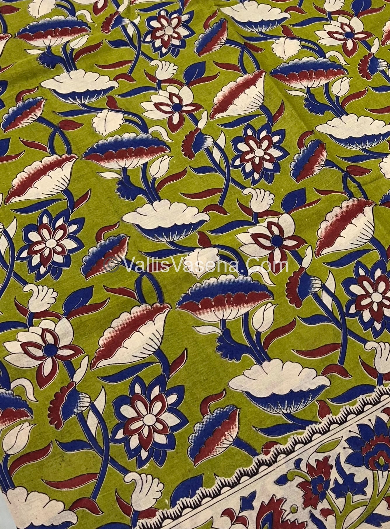 Pure Kalamkari Cotton Saree - VVPKC001