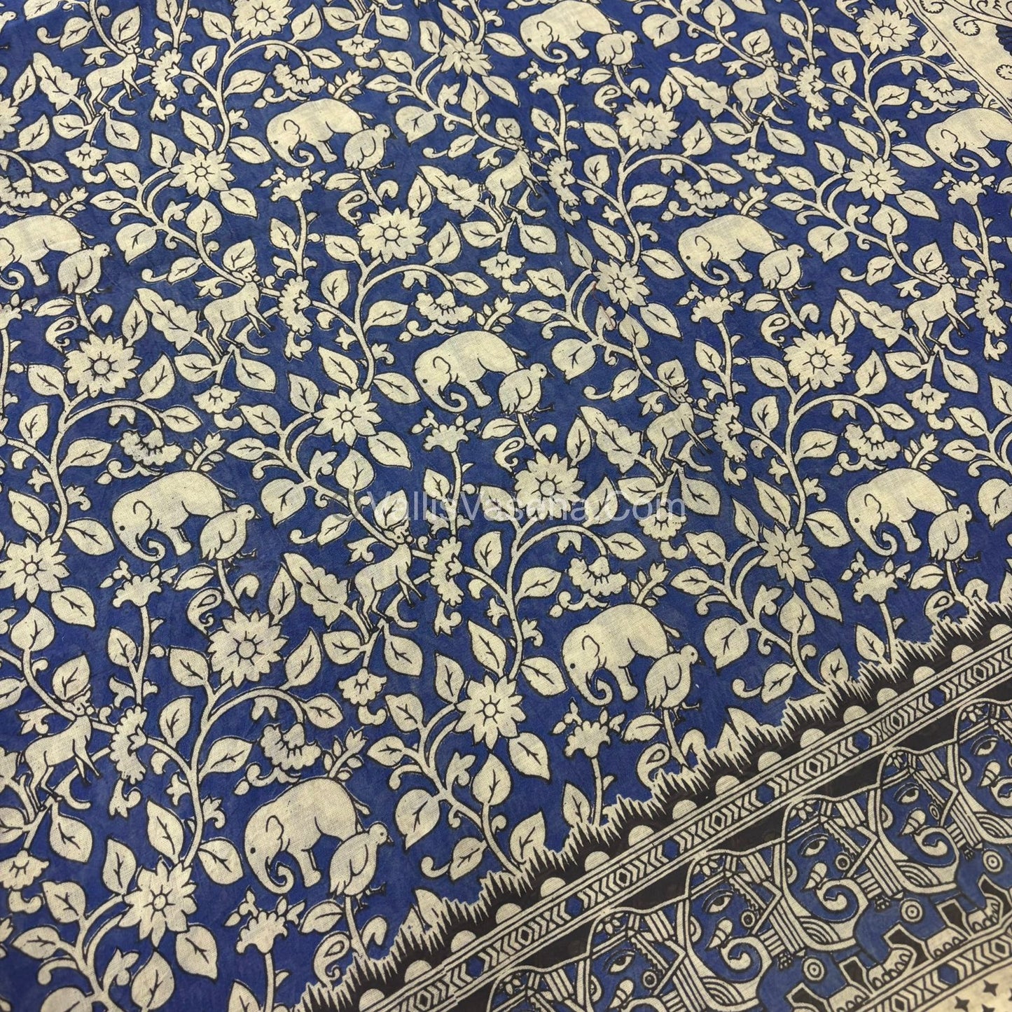 Pure Kalamkari Cotton Saree - VVPKC002